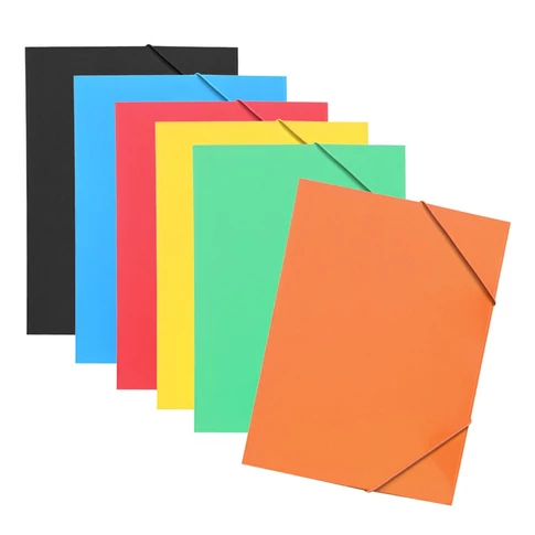 Bluering zöld karton gumis iratmappa, A4