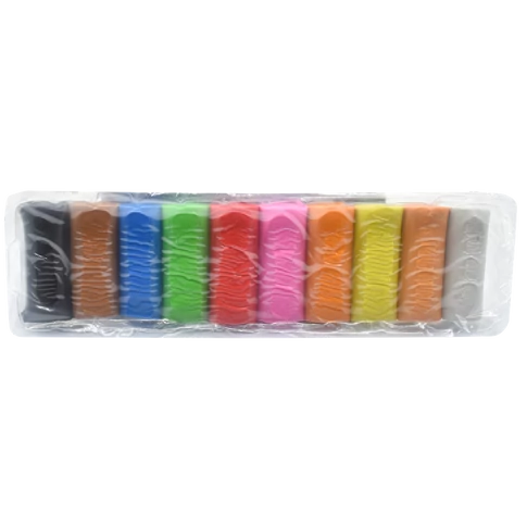 Gyurma színes, 210g. Bluering® 10 különböző szín,