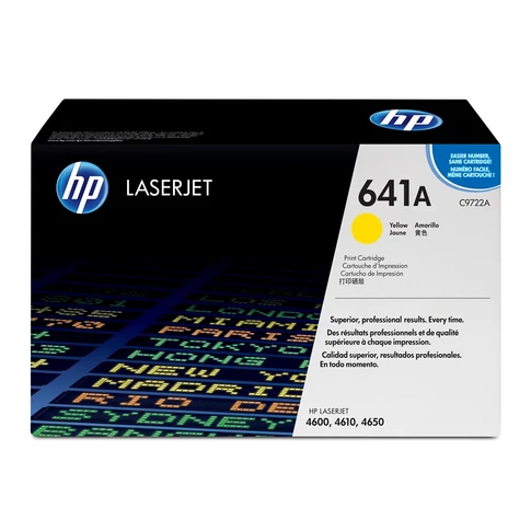 Hp C9722A toner yellow ORIGINAL leértékelt (641A)