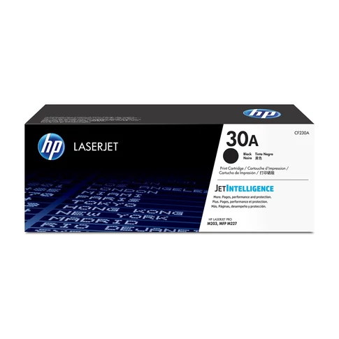 HP 30A (CF230A) eredeti fekete toner – LaserJet Pro M203/M227 kompatibilitás, ~1 600