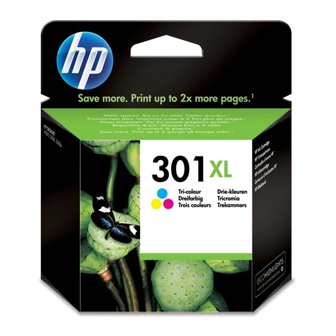 HP 301XL (CH564EE) eredeti tri-color tintapatron – XL kapacitás, színes dokumentumokhoz és fotókhoz