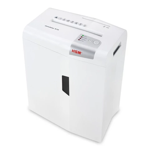 Iratmegsemmisítő 10lap 4,5x30mm, Hsm Shredstar X10
