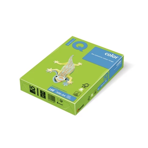 IQ Spring Green tavaszi zöld színű 160 g/m² vastag A4 másolópapír 250 ív/csomag
