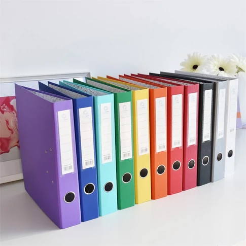 Bordó színű 5 cm gerincű iratrendező A4 formátumhoz, Bluering Smart tartós és letisztult designnal