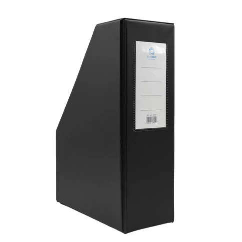 Bluering® iratpapucs 9 cm gerincvastagsággal, PVC, fekete