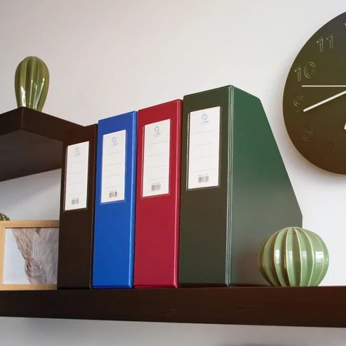 Iratpapucs 9cm, PVC Bluering®, fekete