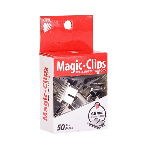 ICO Magic Clipper betét 4,8 mm 50 db iratcsíptető fűzőkapocs