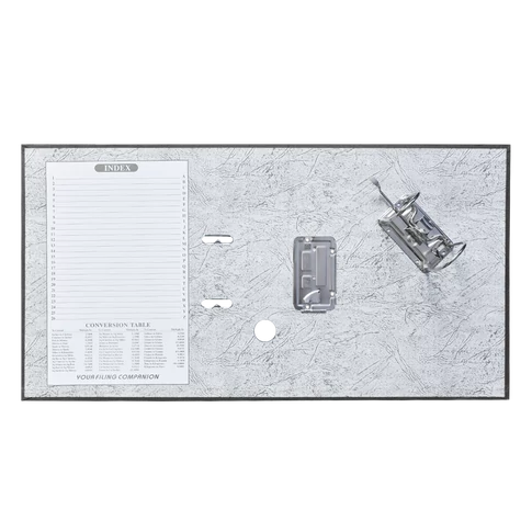 Fekete Bluering Smart A4 iratrendező – 5 cm-es gerinc, egyszerű modern forma, lapraszerelt kivitel