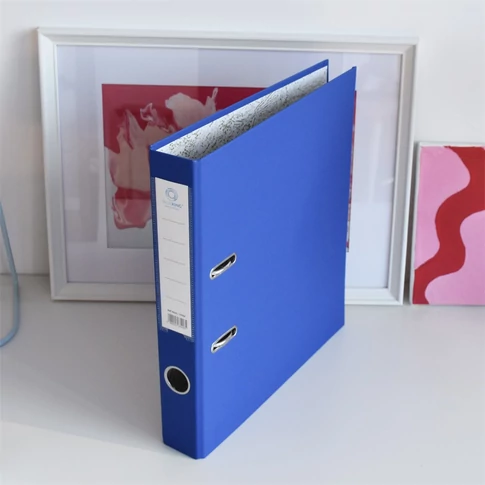 Iratrendező A4 5 cm lapraszerelt Bluering Smart kék irodai rendszerezéshez