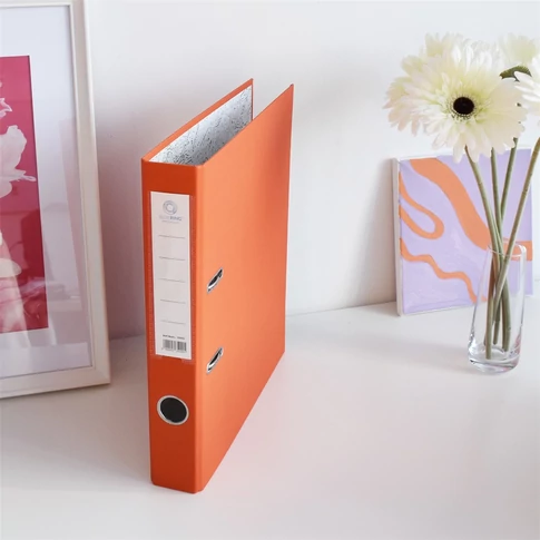 Iratrendező A4, 5cm,lapraszerelt, Bluering® Smart narancs