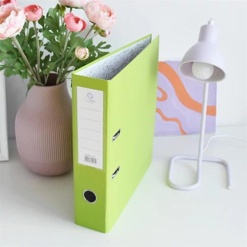 Bluering Smart iratrendező, A4, 7,5 cm gerinc, lapraszerelt, almazöld