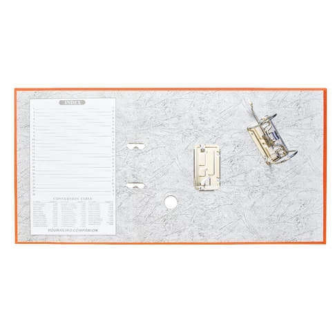 Narancs Bluering® Smart iratrendező A4 – 7,5 cm széles emelőkaros mappa, cserélhető gerinccímkével, irodai archiváláshoz