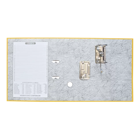 Iratrendező A4, 7,5cm,lapraszerelt, Bluering® Smart sárga