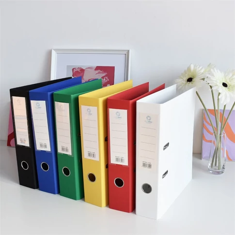 Iratrendező A4, 7,5cm, két oldalt PP borítás, Bluering® Premium fehér