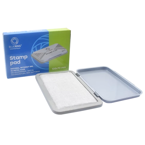 Bélyegzőpárna 10,5x7cm, Bluering® natúr