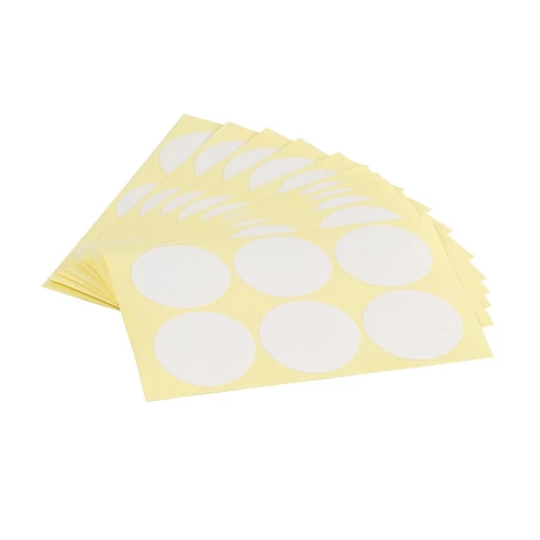 Bluering 50 mm fehér körcímke – 60 db-os csomag jelölésekhez