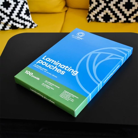 Bluering lamináló fólia A4 125 micron fényes vastag fólia, 100 db/doboz