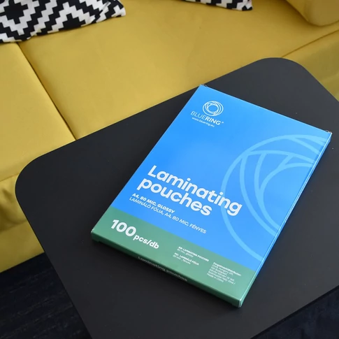 Bluering 80 micron lamináló fólia papírok és képek laminálásához