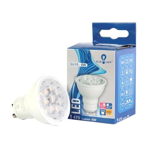 LED fényforrás 6W GU10 Blue Light 4000K