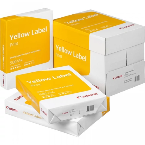 Canon Yellow Label A4 80g univerzális papír – lézer, tintasugaras és multifunkciós nyomtatókhoz