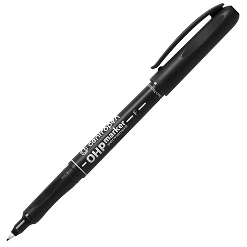 Fekete 0,6 mm-es permanent marker precíz jelöléshez