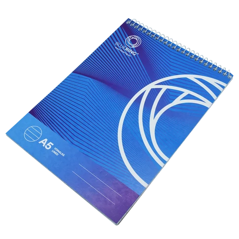 Jegyzettömb spirálozott, A5, 60lap, Bluering® vonalas