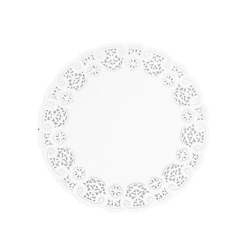 Tortacsipke kerek átmérő: 28 cm 100 db/csomag fehér
