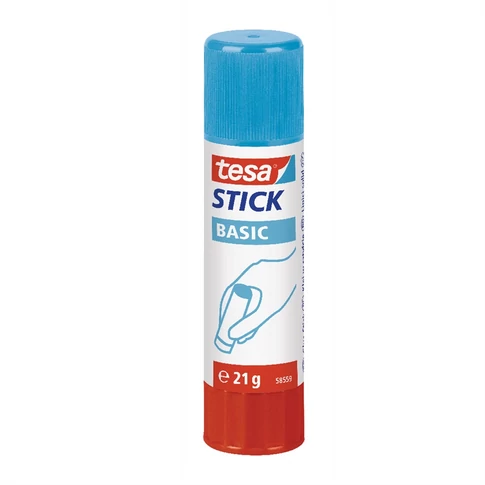 Tesa Basic 21 g ragasztóstift, oldószermentes ragasztóval