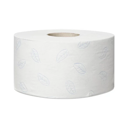 Toalettpapír 2 rétegű közületi átmérő: 18,8 cm 850 lap/170 m/tek 12 tek/karton Soft Mini Jumbo Premium Tork_110253 fehér