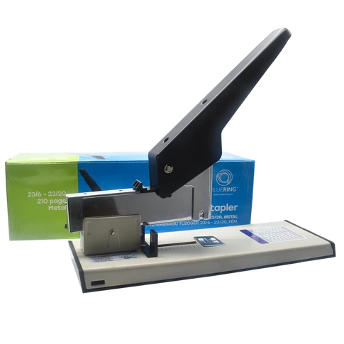 Tűzőgép, 210lap, nagyméretű fém testű Bluering® 490