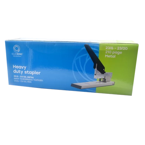 Tűzőgép, 210lap, nagyméretű fém testű Bluering® 490