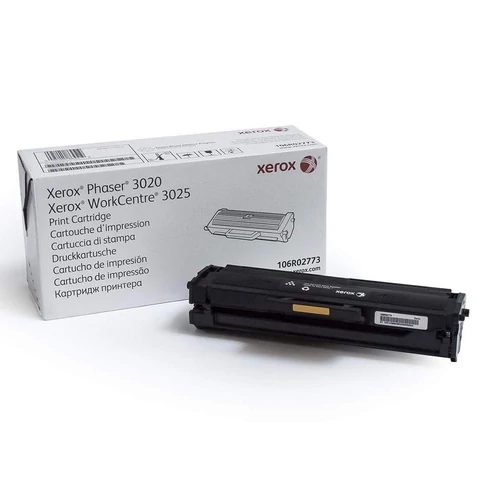 Xerox 106R02773 ORIGINAL fekete toner, 1500 oldal kapacitással, kompatibilis Phaser 3020 és WorkCentre 3025 készülékekhez