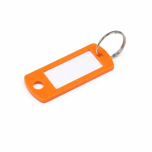 Kulcsjelölő címke beírós narancssárga - kulcsok rendzserezéséhez