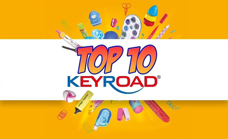 Top 10 válogatás Keyroad Iskolaszerekből